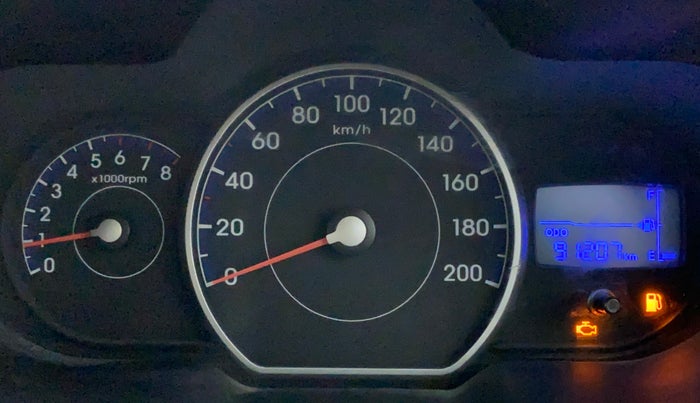 2012 Hyundai i10 MAGNA 1.1, CNG, Manual, 91,448 km, Odometer Image