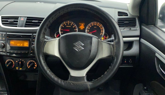 2015 Maruti Swift VXI, Petrol, Manual, 39,689 km, Steering Wheel Close Up
