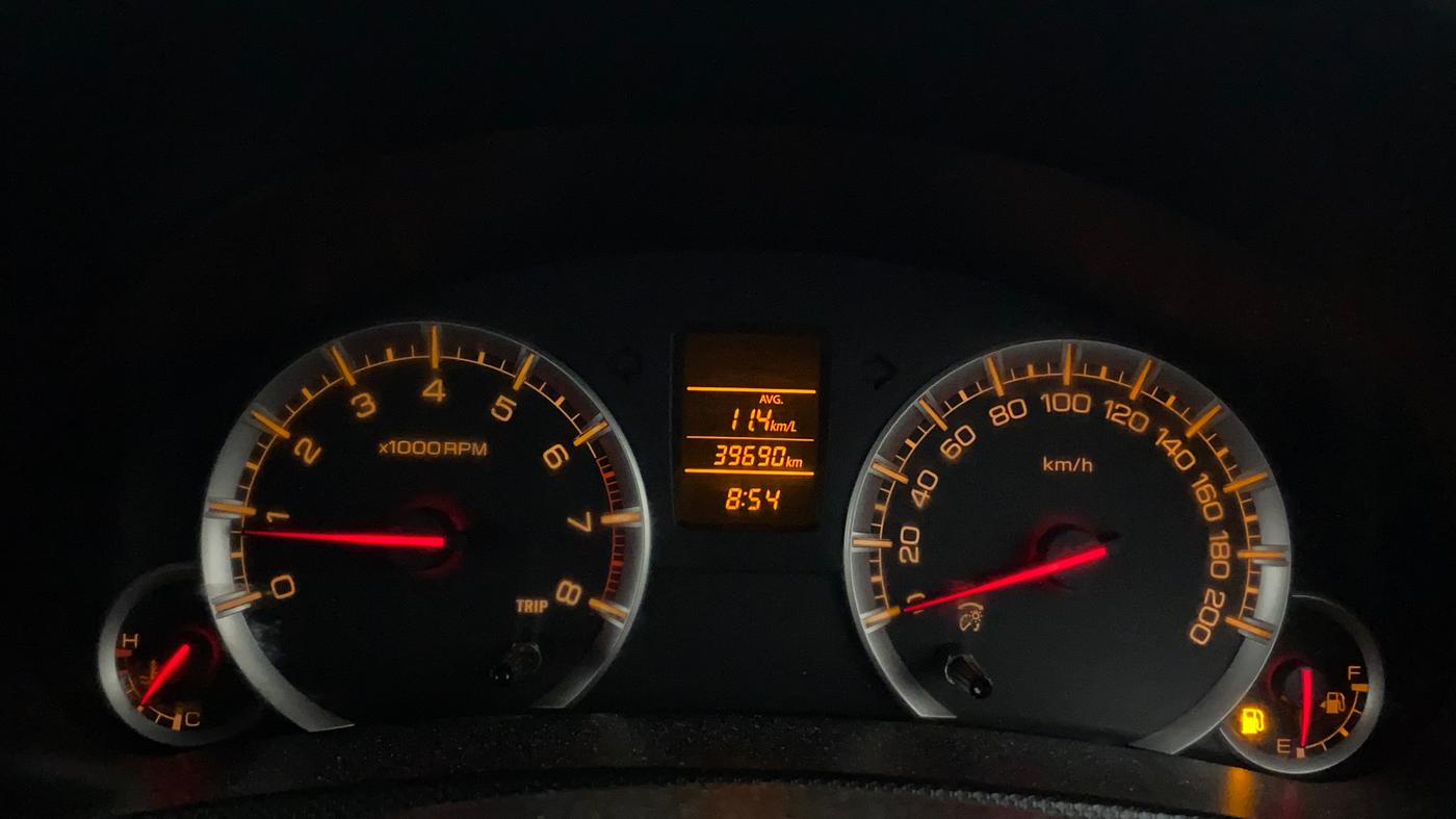 2015 Maruti Swift VXI, Petrol, Manual, 39,689 km, Odometer Image