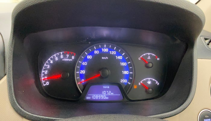 2014 Hyundai Xcent SX 1.2 (O), Petrol, Manual, 1,08,954 km, Odometer Image