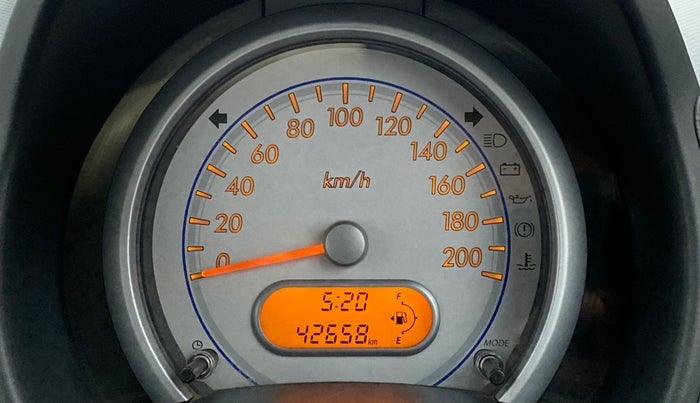 2014 Maruti Ritz VXI, Petrol, Manual, 42,657 km, Odometer Image
