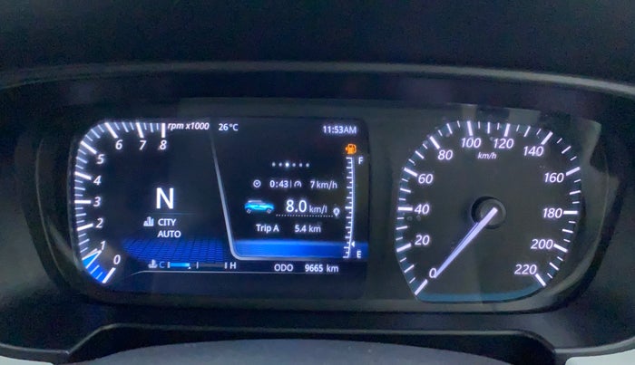 2021 Tata PUNCH CREATIVE  AMT, Petrol, Automatic, 9,722 km, Odometer Image