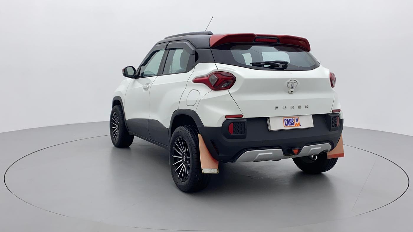 2021 Tata PUNCH CREATIVE  AMT, Petrol, Automatic, 9,722 km, Left Back Diagonal