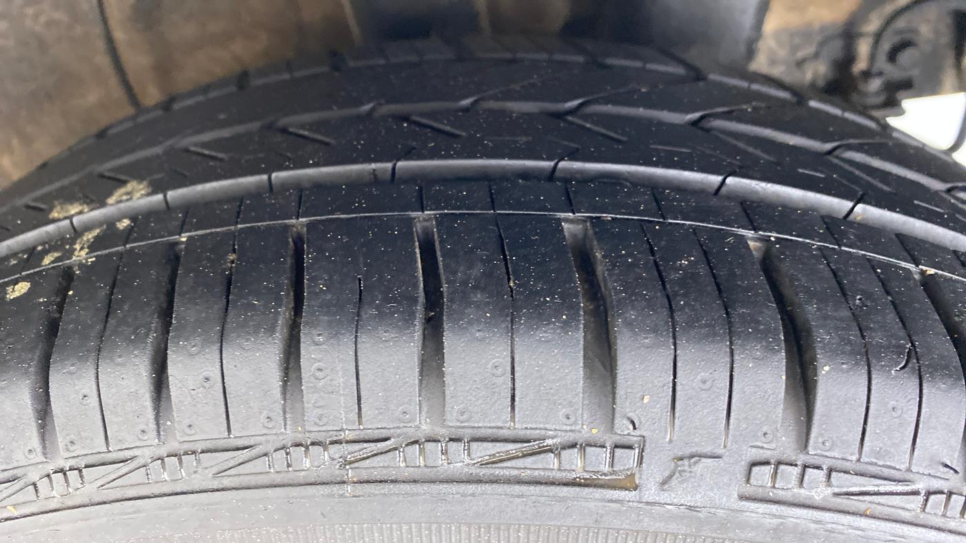 2022 Hyundai XCENT PRIME 	T+ CNG, CNG, Manual, 13,444 km, Left Rear Tyre Tread