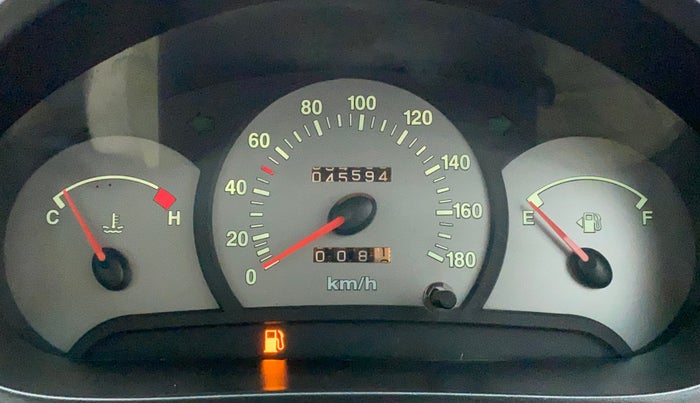 2011 Hyundai Santro Xing GL PLUS, Petrol, Manual, 45,594 km, Odometer Image