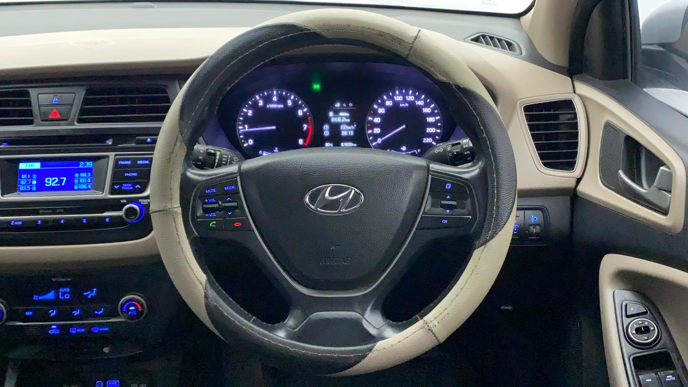 2014 Hyundai Elite i20 ASTA 1.2, Petrol, Manual, 61,633 km, Steering Wheel Close Up