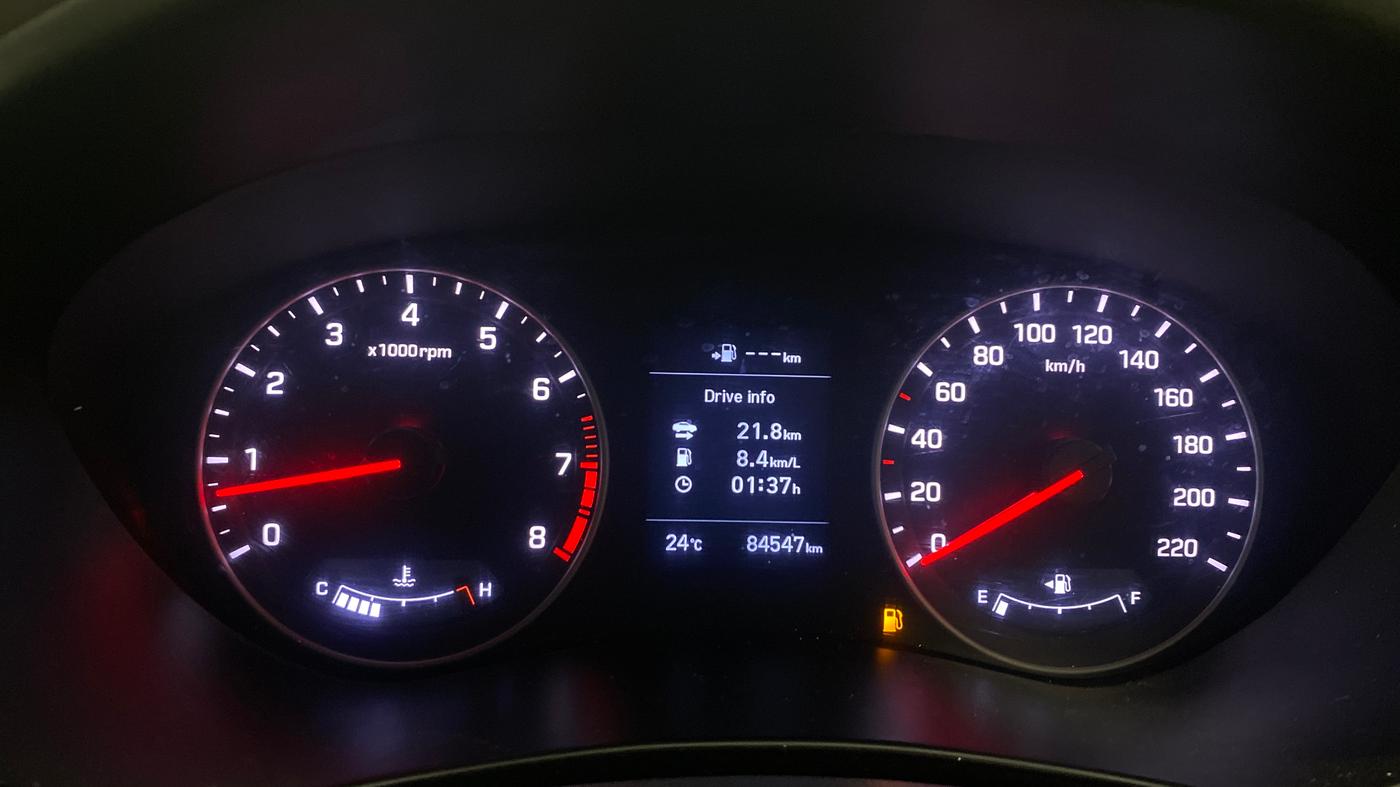 2019 Hyundai Elite i20 ASTA 1.2 (O), Petrol, Manual, 84,524 km, Odometer Image
