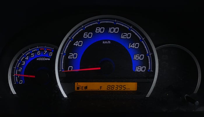 2017 Maruti Wagon R 1.0 VXI+, Petrol, Manual, 88,391 km, Odometer Image