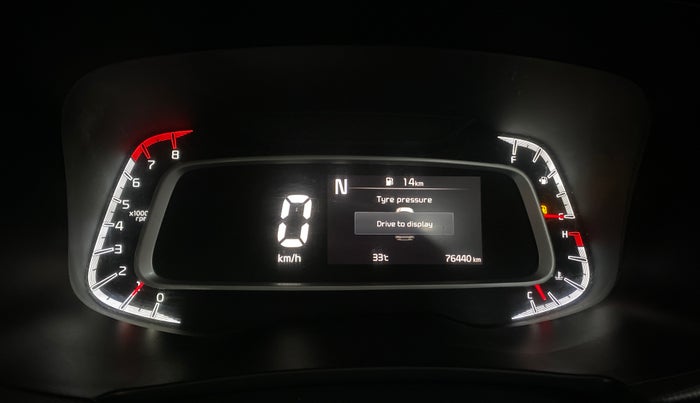 2020 KIA SONET GTX PLUS 1.0 IMT, Petrol, Manual, 76,434 km, Odometer Image