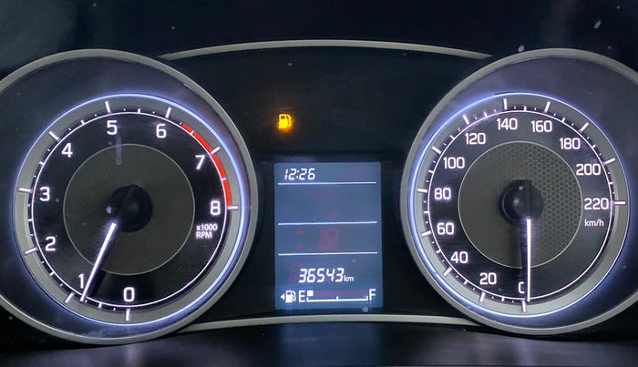 2017 Maruti Dzire VXI, Petrol, Manual, 36,630 km, Odometer Image