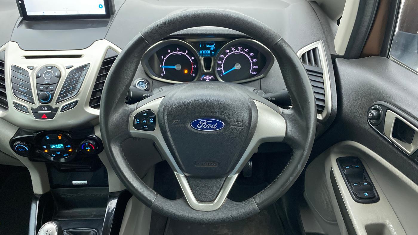 2017 Ford Ecosport TITANIUM 1.5L PETROL, Petrol, Manual, 70,437 km, Steering Wheel Close Up