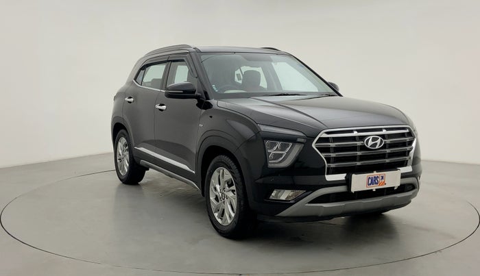 2022 Hyundai Creta SX IVT 1.5 PETROL, Petrol, Automatic, 11,328 km, Right Front Diagonal
