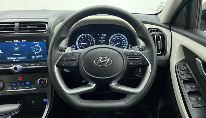 2022 Hyundai Creta SX IVT 1.5 PETROL, Petrol, Automatic, 11,328 km, Steering Wheel Close Up