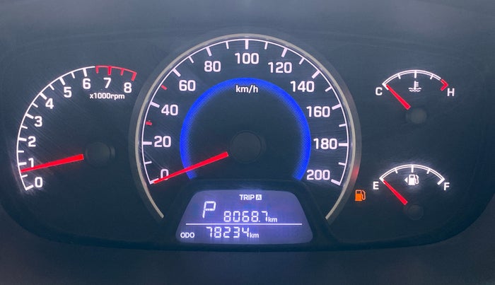 2019 Hyundai Grand i10 SPORTZ AT 1.2 KAPPA VTVT, Petrol, Automatic, 78,198 km, Odometer Image