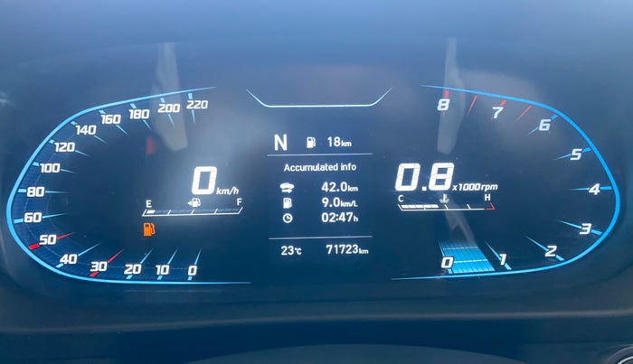 2021 Hyundai NEW I20 Asta 1.0 GDI Turbo IMT, Petrol, Manual, 71,679 km, Odometer Image