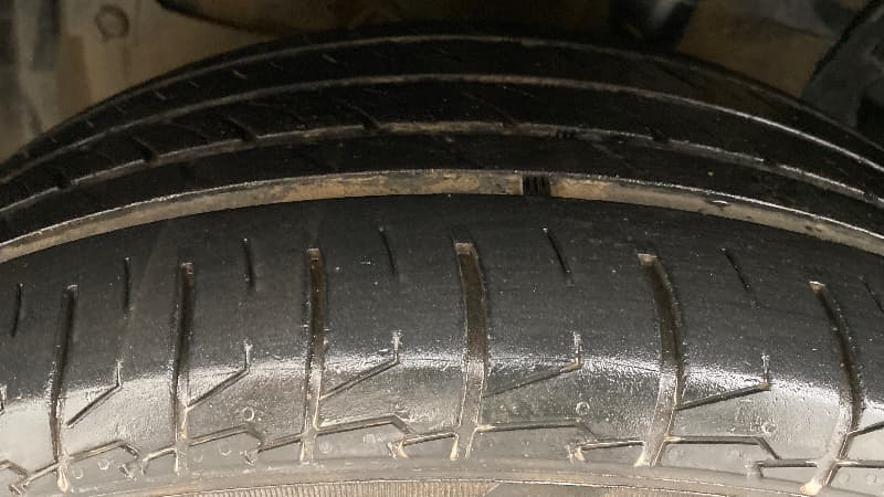 2020 Maruti S Cross ALPHA AT1.5, Petrol, Automatic, 25,099 km, Left Front Tyre Tread