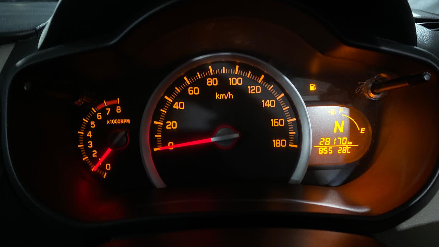 2014 Maruti Celerio VXI AMT, Petrol, Automatic, 28,165 km, Odometer Image