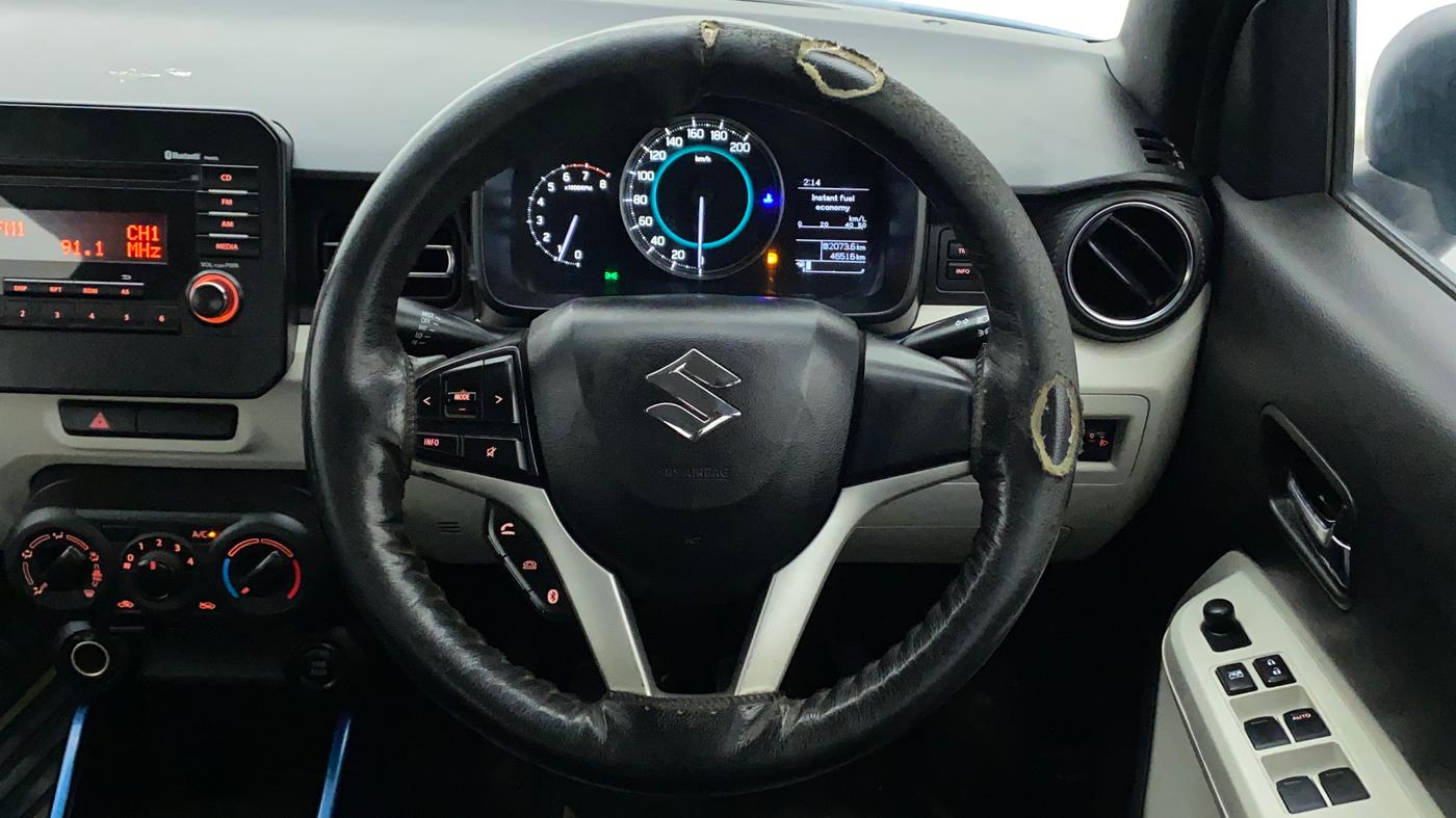 2017 Maruti IGNIS DELTA 1.2, Petrol, Manual, 46,516 km, Steering Wheel Close Up