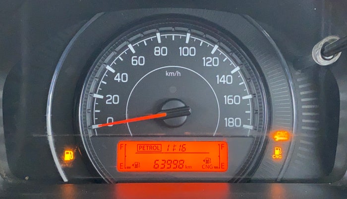 2020 Maruti New Wagon-R LXI CNG 1.0 L, CNG, Manual, 63,997 km, Odometer Image