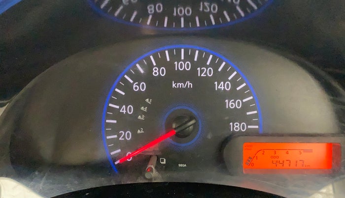 2017 Datsun Go T, Petrol, Manual, 44,687 km, Odometer Image