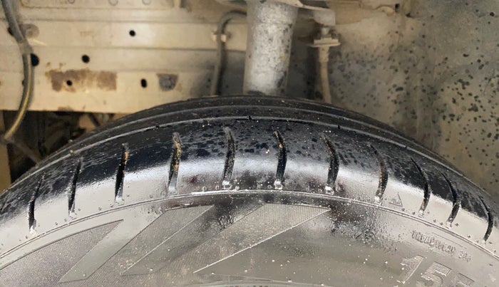 2017 Datsun Go T, Petrol, Manual, 44,687 km, Left Front Tyre Tread