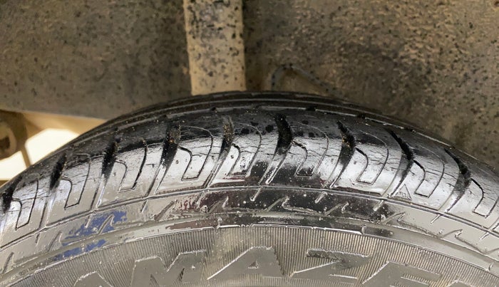 2017 Datsun Go T, Petrol, Manual, 44,687 km, Right Rear Tyre Tread