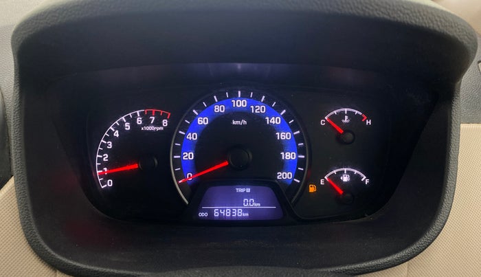 2016 Hyundai Xcent S 1.2, Petrol, Manual, 64,807 km, Odometer Image