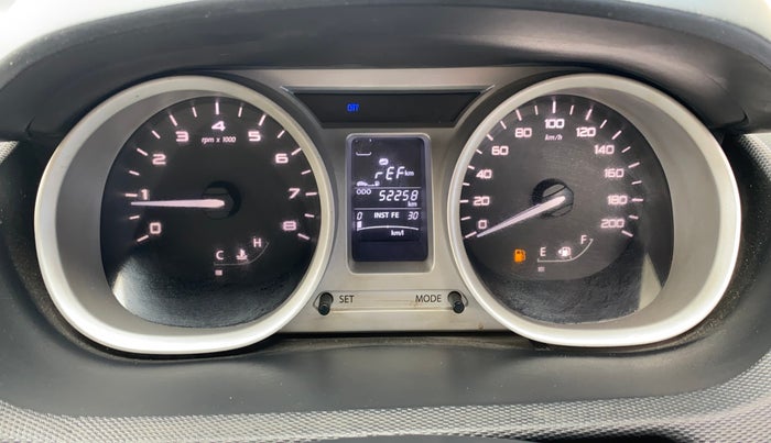 2016 Tata Tiago XZ PETROL, Petrol, Manual, 52,258 km, Odometer Image