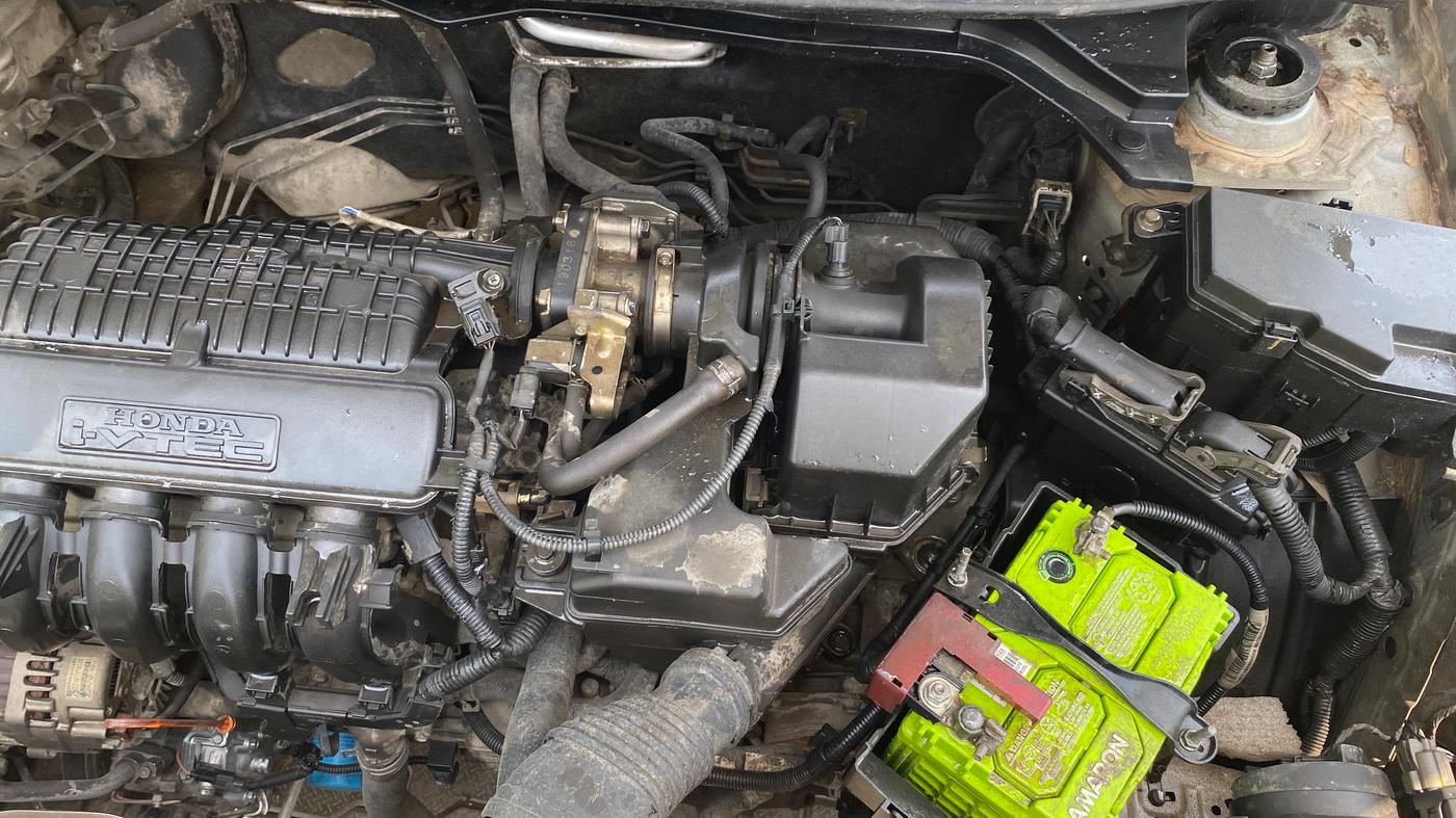 2019 Honda Amaze 1.2L I-VTEC S CVT, Petrol, Automatic, 1,15,673 km, Engine View - Left