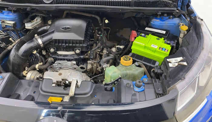 2021 Tata NEXON XZ PLUS PETROL, Petrol, Manual, 1,22,605 km, Engine View - Left