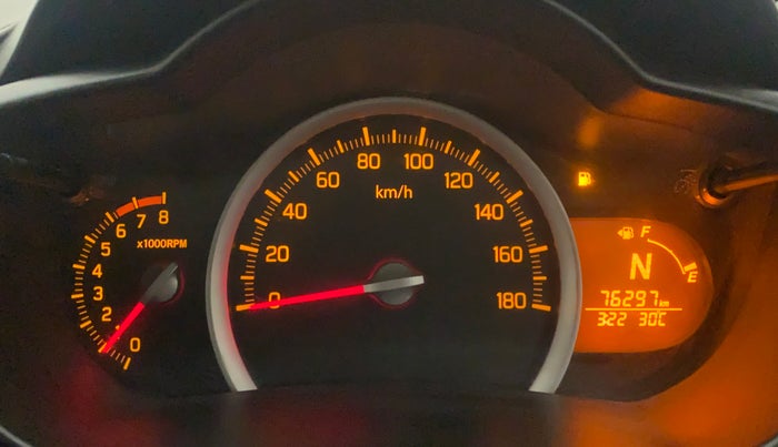 2014 Maruti Celerio VXI AMT, Petrol, Automatic, 76,296 km, Odometer Image