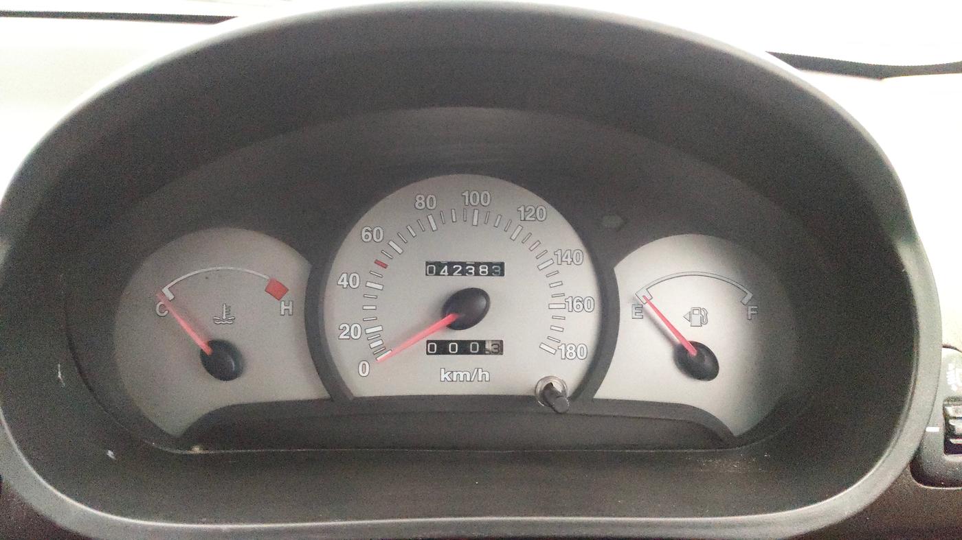 2013 Hyundai Santro Xing GL PLUS, Petrol, Manual, 42,382 km, Odometer Image