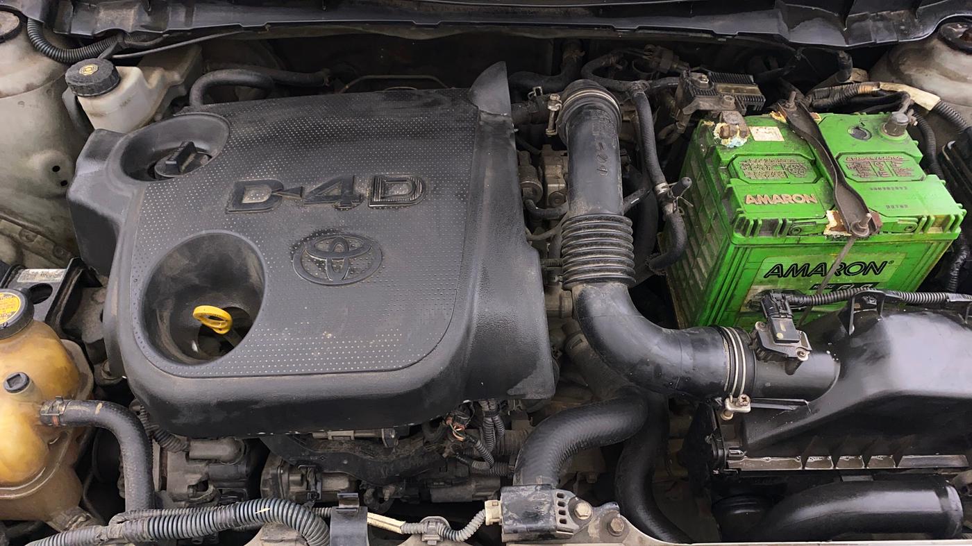 2012 Toyota Etios GD, Diesel, Manual, 97,274 km, Engine View