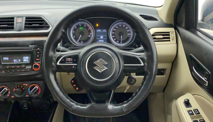 2019 Maruti Dzire VXI AMT, Petrol, Automatic, 49,958 km, Steering Wheel Close Up