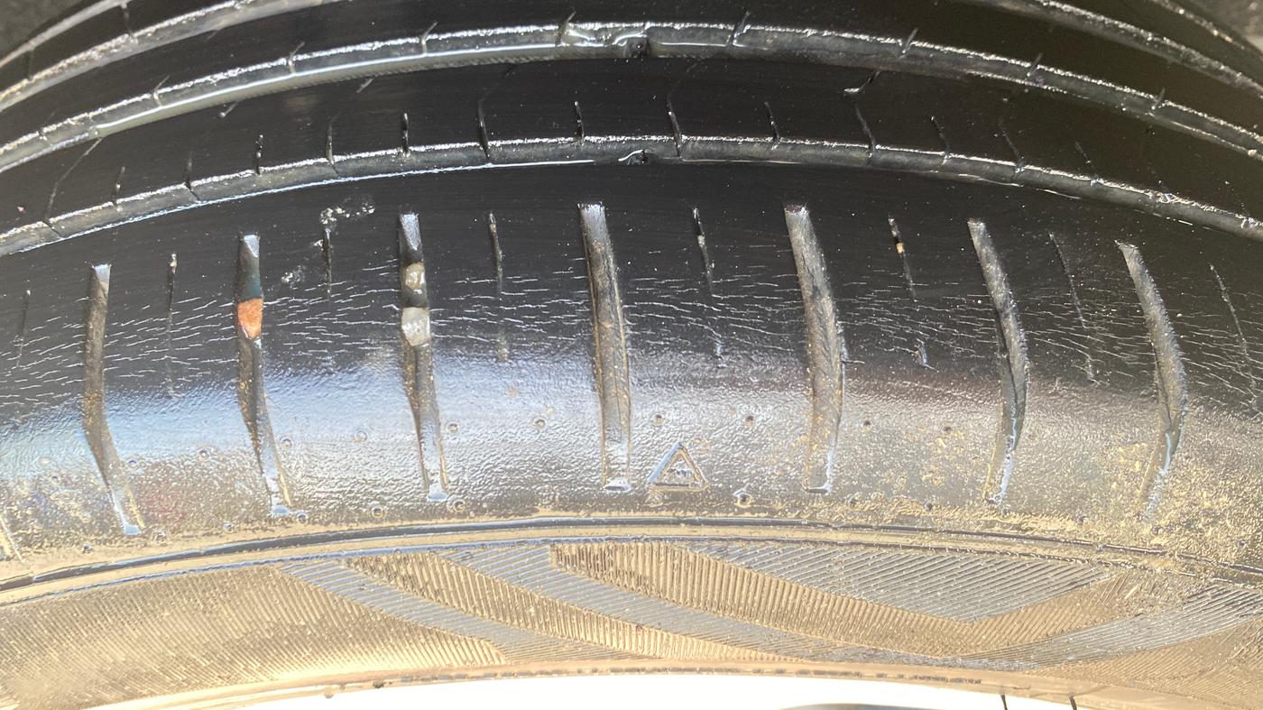 2021 Maruti Baleno ZETA CVT PETROL 1.2, Petrol, Automatic, 42,851 km, Right Rear Tyre Tread