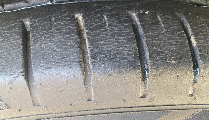 2021 Maruti Baleno ZETA CVT PETROL 1.2, Petrol, Automatic, 42,851 km, Left Front Tyre Tread