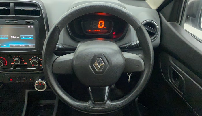 2017 Renault Kwid RXT 1.0 EASY-R AT OPTION, Petrol, Automatic, 25,095 km, Steering Wheel Close Up