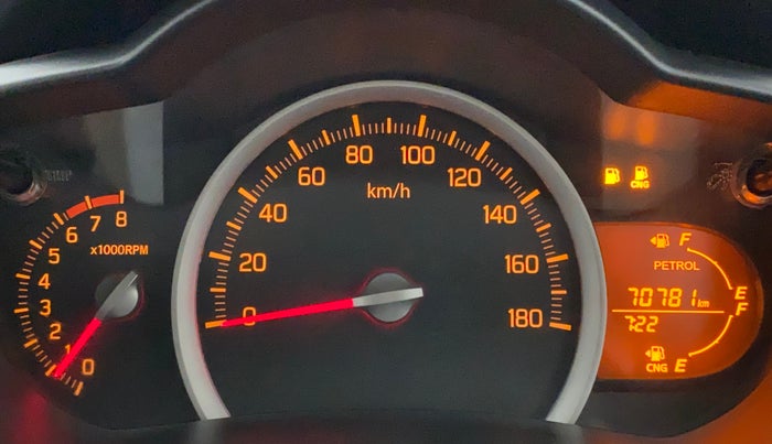 2015 Maruti Celerio VXI CNG, CNG, Manual, 70,779 km, Odometer Image