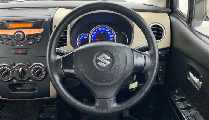 2017 Maruti Wagon R 1.0 VXI, Petrol, Manual, 73,501 km, Steering Wheel Close Up