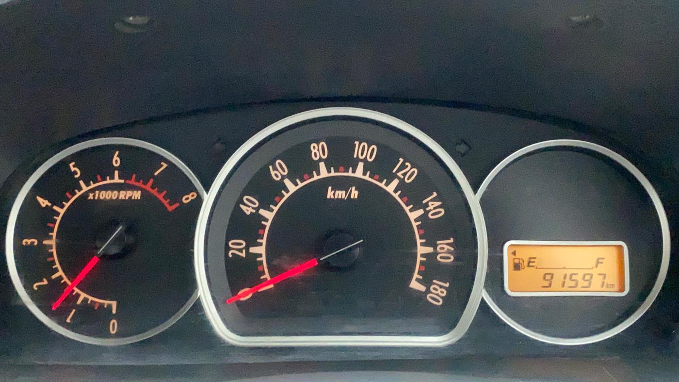2012 Maruti Alto K10 VXI, Petrol, Manual, 91,594 km, Odometer Image