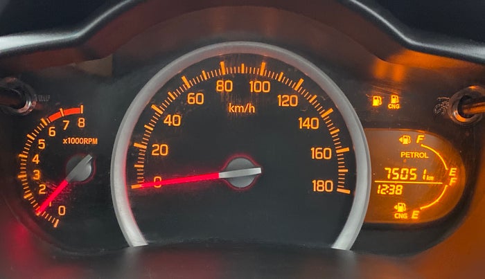 2020 Maruti Celerio VXI CNG OPT, CNG, Manual, 75,109 km, Odometer Image