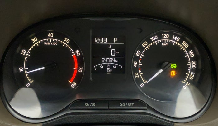 2014 Skoda Rapid 1.6 MPI AMBITION PLUS AT, Petrol, Automatic, 64,784 km, Odometer Image