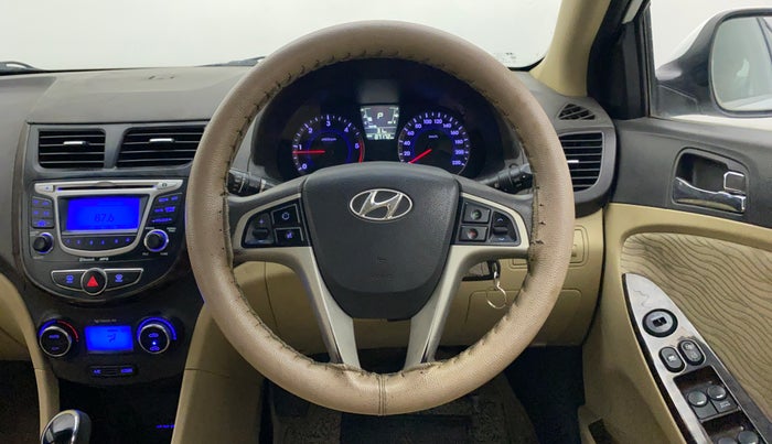 2013 Hyundai Verna FLUIDIC 1.6 EX CRDI AT, Diesel, Automatic, 87,578 km, Steering Wheel Close Up