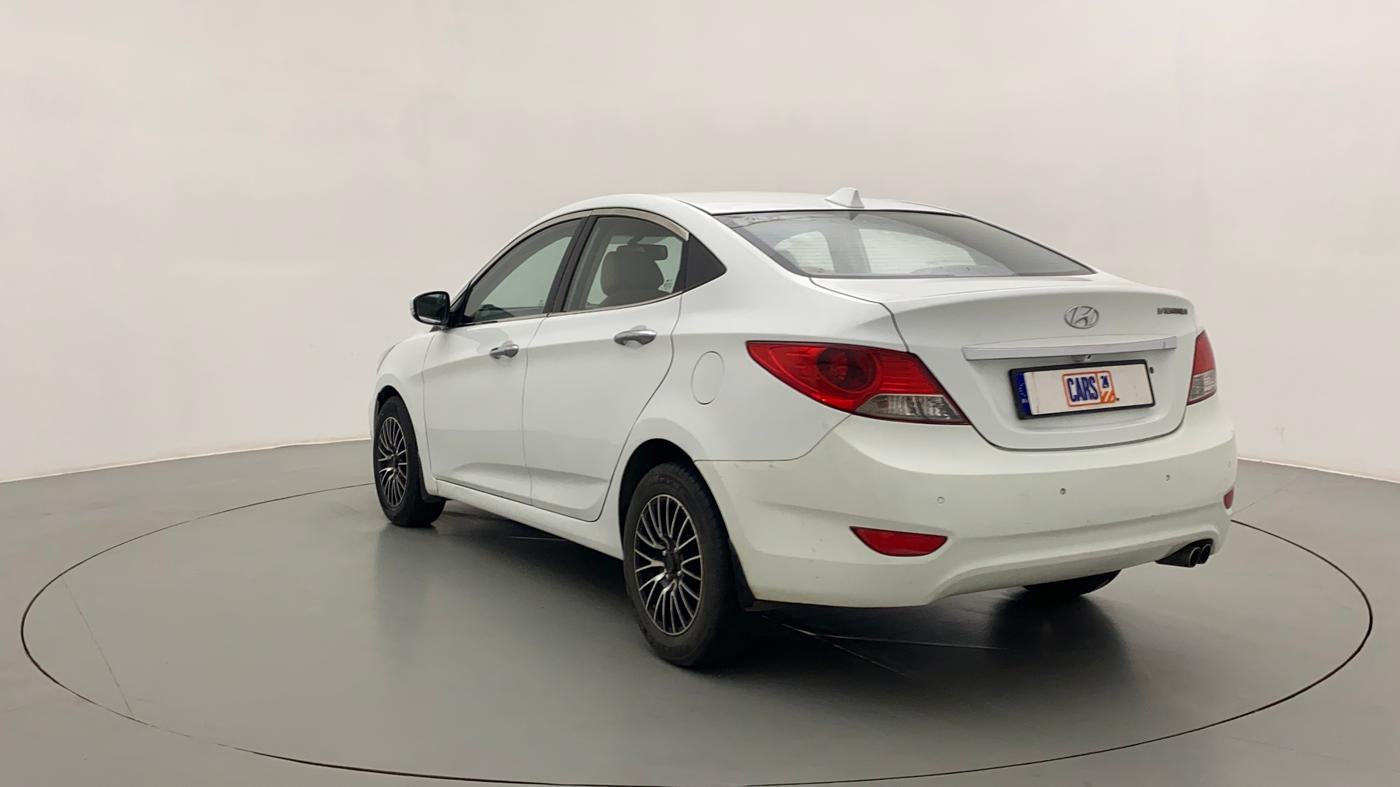 2013 Hyundai Verna FLUIDIC 1.6 EX CRDI AT, Diesel, Automatic, 87,578 km, Left Back Diagonal