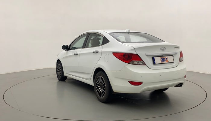 2013 Hyundai Verna FLUIDIC 1.6 EX CRDI AT, Diesel, Automatic, 87,578 km, Left Back Diagonal