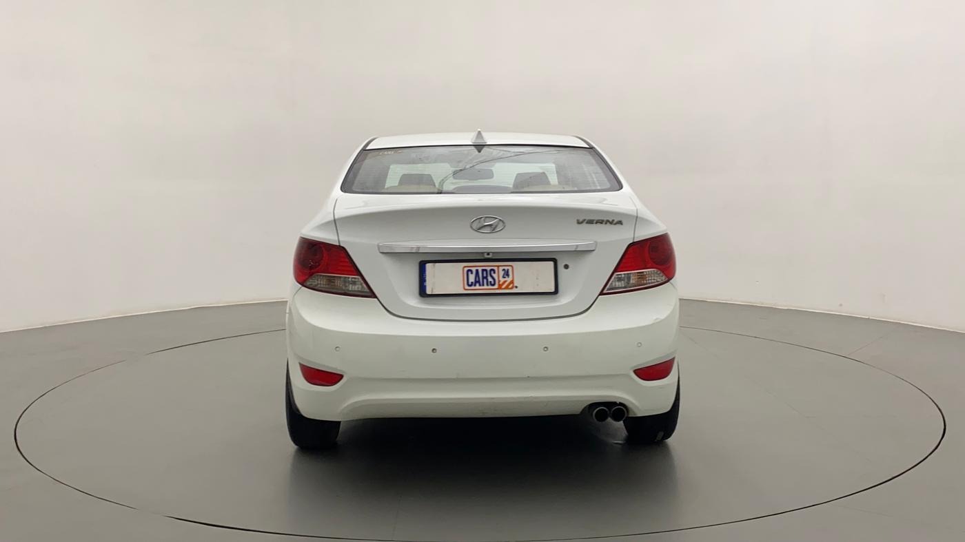 2013 Hyundai Verna FLUIDIC 1.6 EX CRDI AT, Diesel, Automatic, 87,578 km, Back/Rear