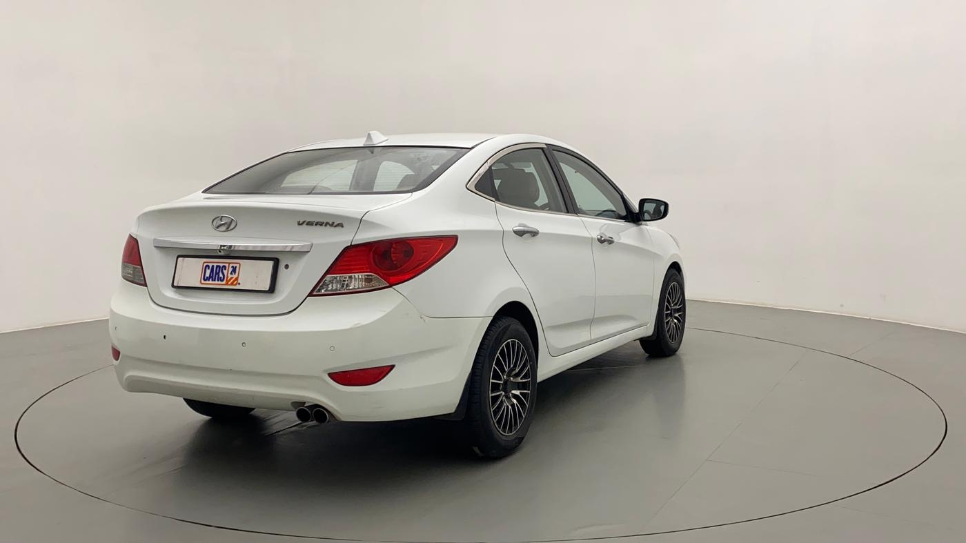 2013 Hyundai Verna FLUIDIC 1.6 EX CRDI AT, Diesel, Automatic, 87,578 km, Right Back Diagonal