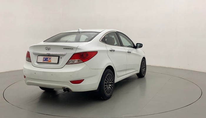 2013 Hyundai Verna FLUIDIC 1.6 EX CRDI AT, Diesel, Automatic, 87,578 km, Right Back Diagonal