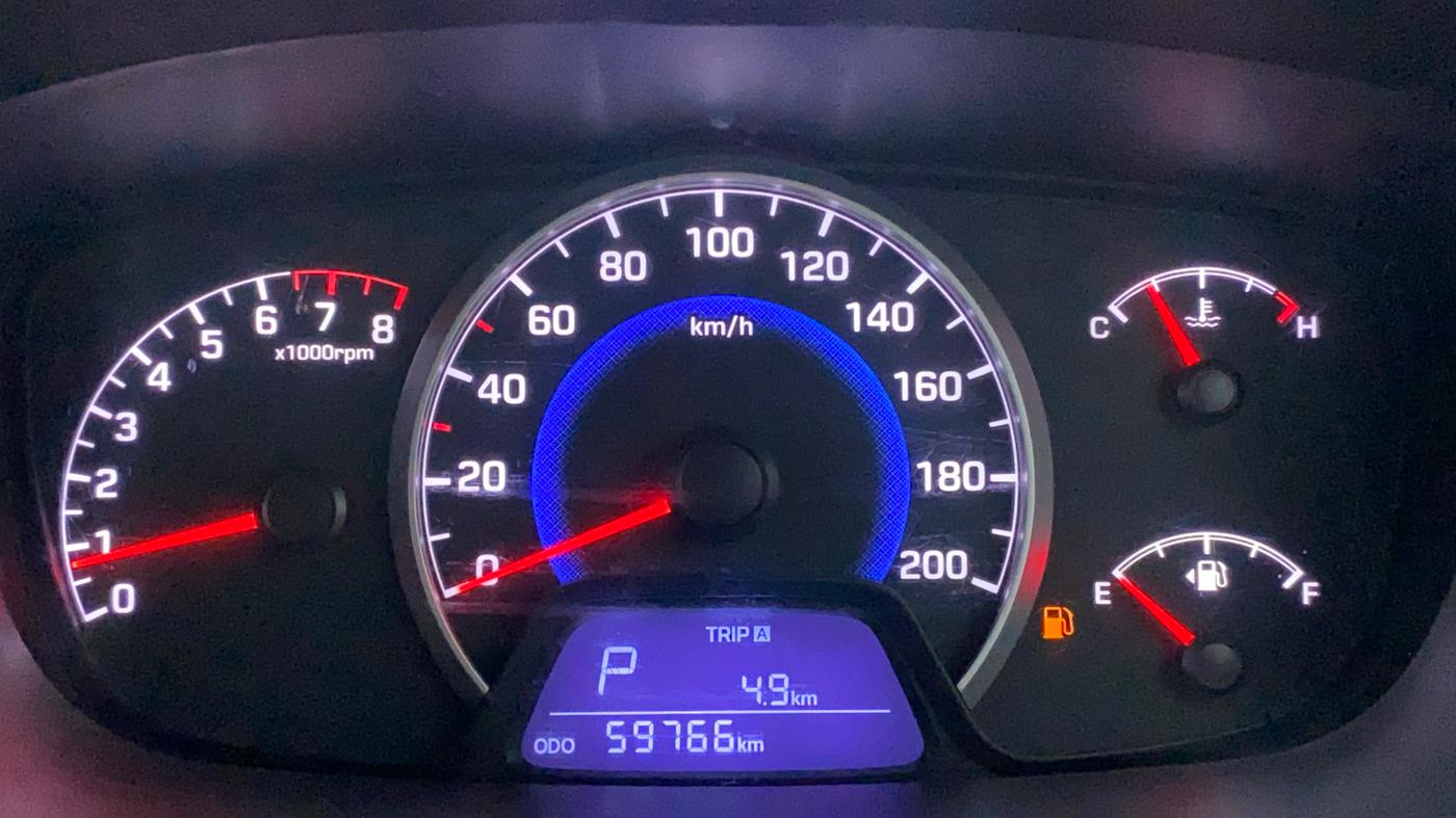 2016 Hyundai Grand i10 ASTA (O) AT 1.2 KAPPA VTVT, Petrol, Automatic, 59,715 km, Odometer Image
