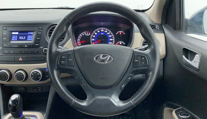 2016 Hyundai Grand i10 ASTA (O) AT 1.2 KAPPA VTVT, Petrol, Automatic, 59,715 km, Steering Wheel Close Up